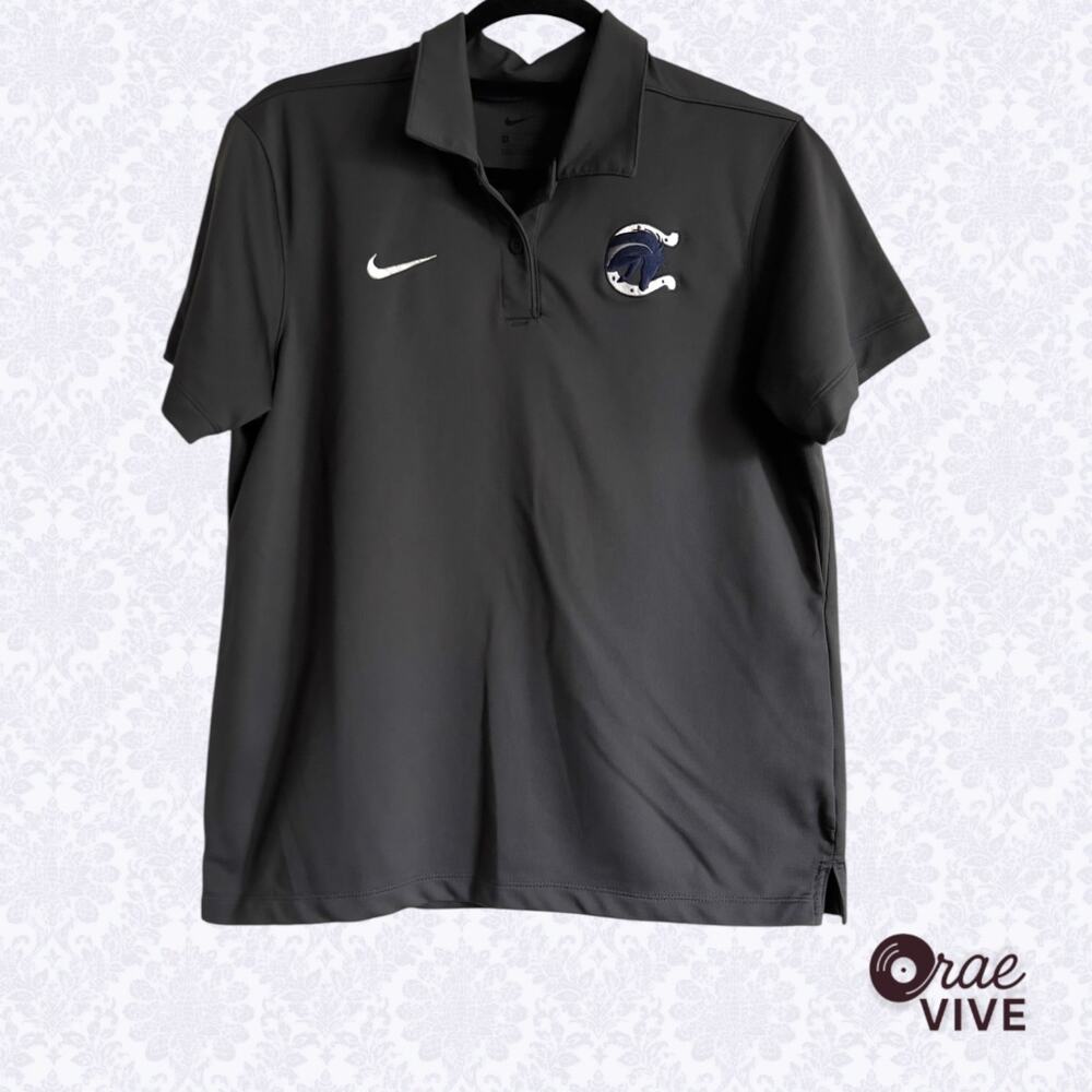 Nike Dri-FIT Polo Shirt Women's Gray Indianapolis Colts Size Medium